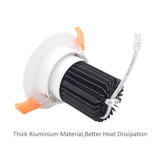 Triac Dimmable LED Downlights COB 10W 110V 220V 230V AC Spot Lamp LED Down Lights Recessed LED Ceiling Downlight