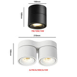 Dimmable surface mounted Rotating LED Downlights 7W 10W 15W 14W 20W 30W COB LED Ceiling Spot Lights 85-260V Lamp Indoor Lighting