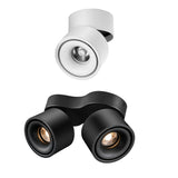 Dimmable surface mounted Rotating LED Downlights 7W 10W 15W 14W 20W 30W COB LED Ceiling Spot Lights 85-260V Lamp Indoor Lighting