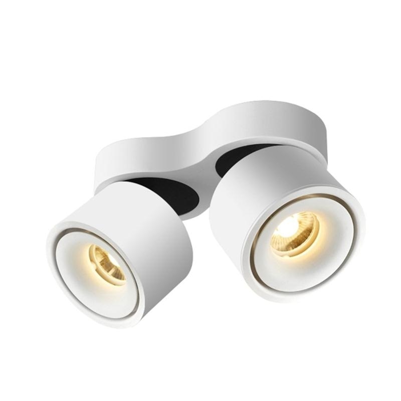 Dimmable surface mounted Rotating LED Downlights 7W 10W 15W 14W 20W 30W COB LED Ceiling Spot Lights 85-260V Lamp Indoor Lighting