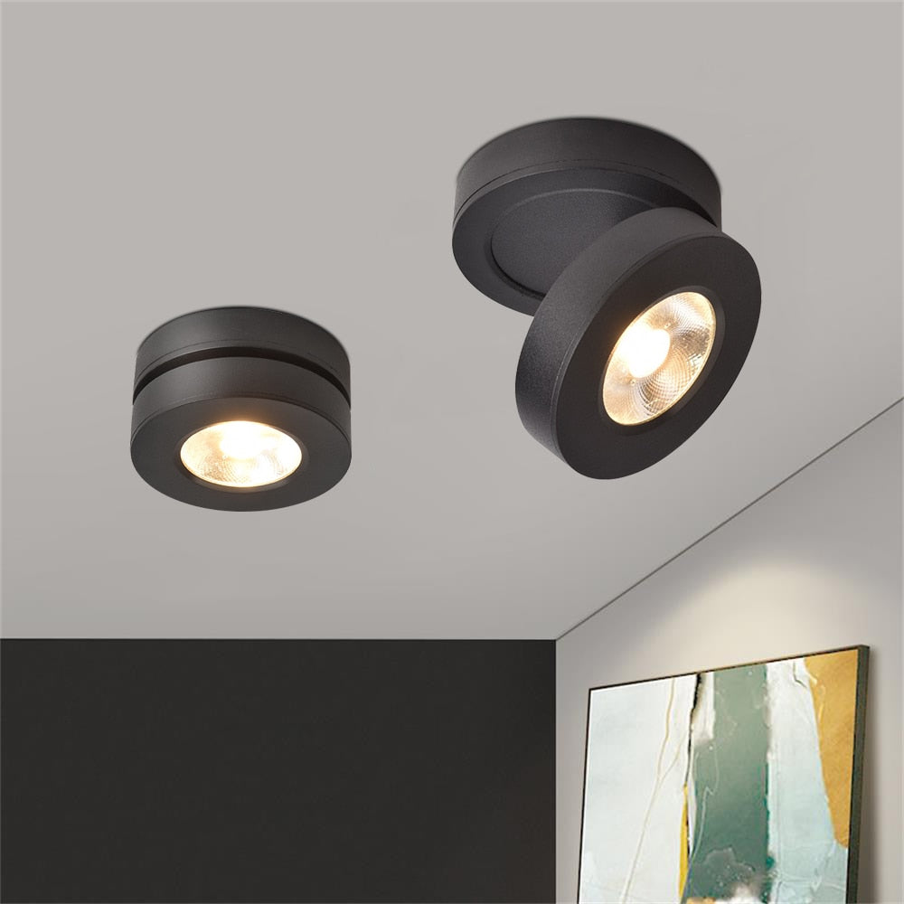 Led Downlights Surface Mounted Ceiling Lamp Spot Led Lamp Lighting Angle Adjustable 3W 5W 7W AC220V For Living Room Bedroom