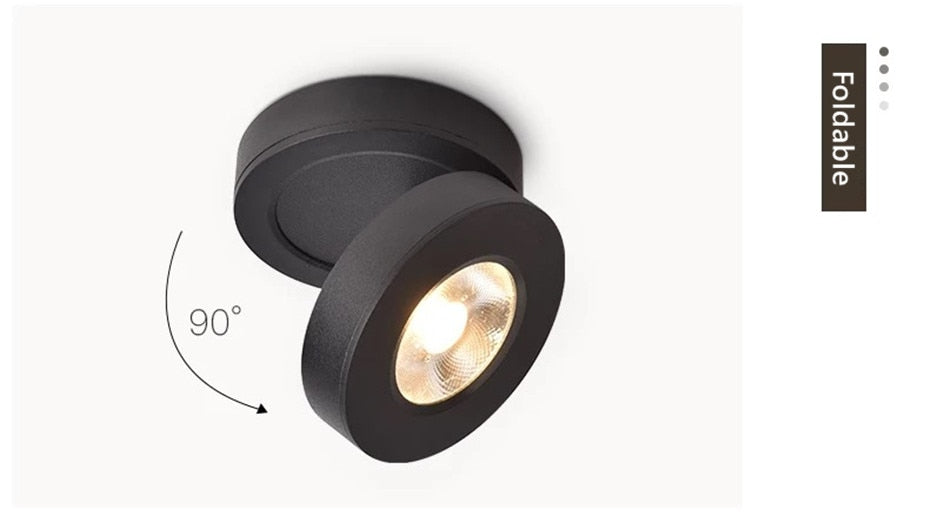 Led Downlights Surface Mounted Ceiling Lamp Spot Led Lamp Lighting Angle Adjustable 3W 5W 7W AC220V For Living Room Bedroom