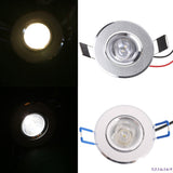 LED Lights 85-265V Cabinet Mini Downlight 1W Spot Ceiling Lamp