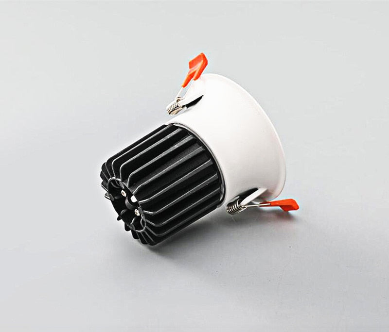 Dimmable Recessed COB LED Downlights 9W 12W LED Ceiling Spot Lights AC85-265V LED Ceiling Lamps Warm Cold White Indoor Lighting