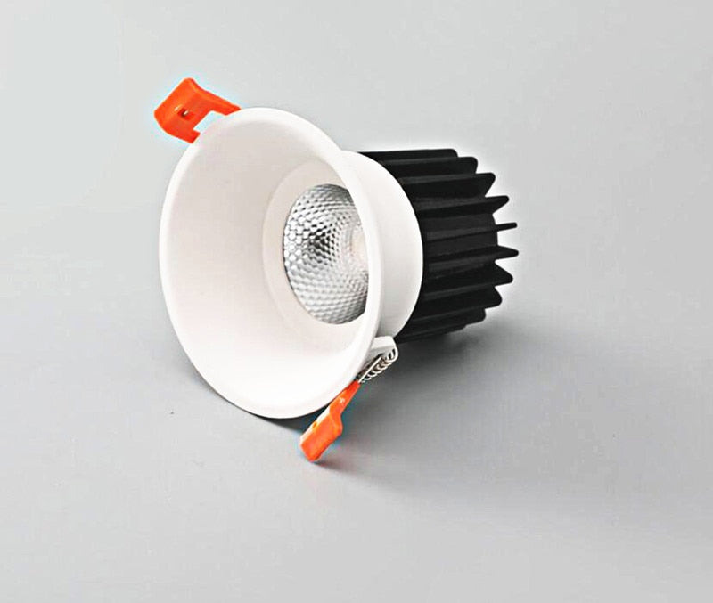 Dimmable Recessed COB LED Downlights 9W 12W LED Ceiling Spot Lights AC85-265V LED Ceiling Lamps Warm Cold White Indoor Lighting