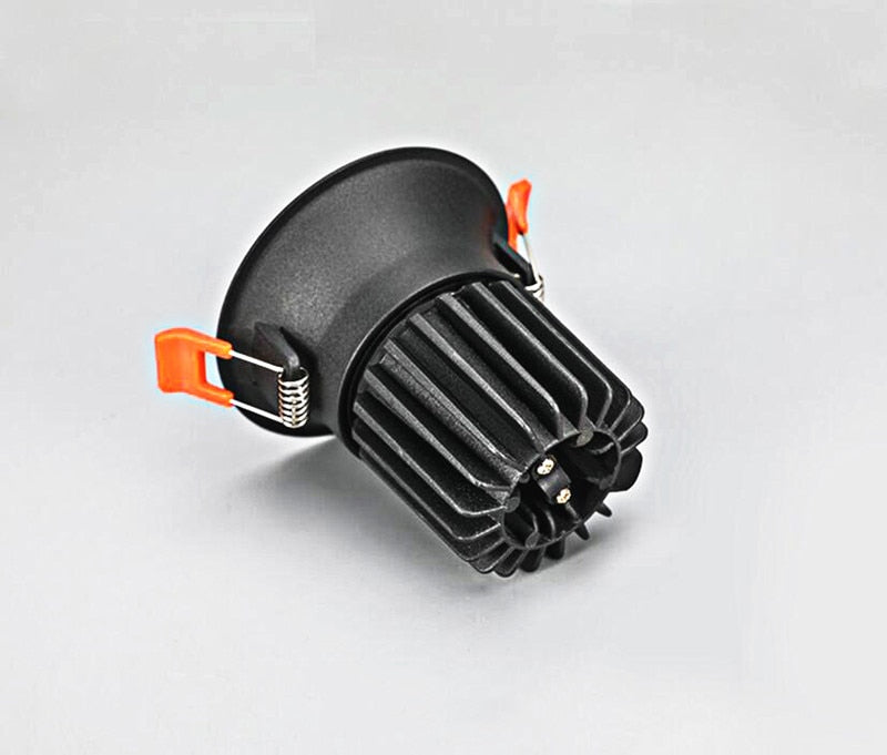 Dimmable Recessed COB LED Downlights 9W 12W LED Ceiling Spot Lights AC85-265V LED Ceiling Lamps Warm Cold White Indoor Lighting