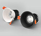 Dimmable Recessed COB LED Downlights 9W 12W LED Ceiling Spot Lights AC85-265V LED Ceiling Lamps Warm Cold White Indoor Lighting