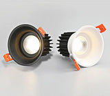 Dimmable Recessed COB LED Downlights 9W 12W LED Ceiling Spot Lights AC85-265V LED Ceiling Lamps Warm Cold White Indoor Lighting
