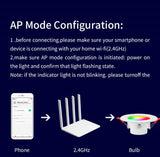 Tuya Bluetooth Smart Spot RGB Dimmable LED Lamp Recessed Round Light Smart Home Downlight Timer Work with Alexa Google Home Hub