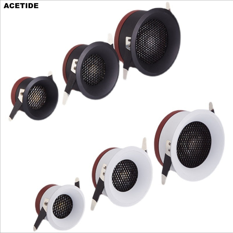 Ultra Thin Anti Glare Spot Light ceiling lamp 12W 9W 7W 5W Recessed led light 2020 NEW LED DownLight for Living room