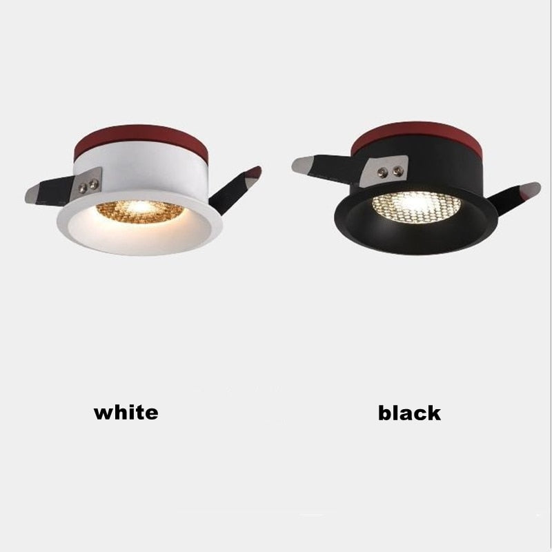 Ultra Thin Anti Glare Spot Light ceiling lamp 12W 9W 7W 5W Recessed led light 2020 NEW LED DownLight for Living room