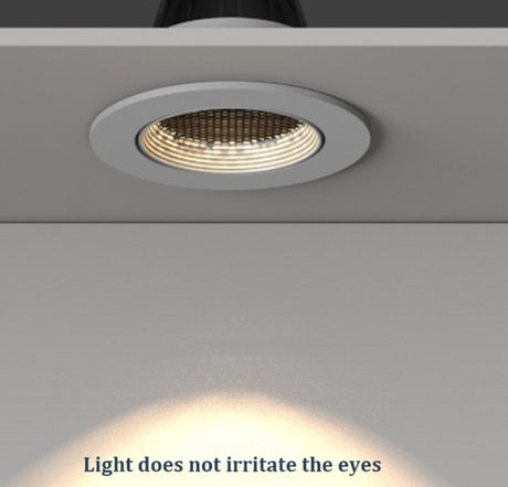 Dimmable Recessed LED Downlights Honeycomb Deep Anti-glare Adjustable Angle Eye COB Spotlight led ceiling light Indoor
