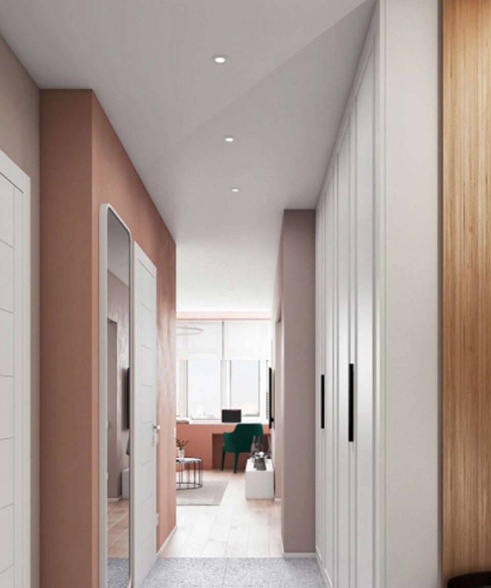 Dimmable Recessed LED Downlights Honeycomb Deep Anti-glare Adjustable Angle Eye COB Spotlight led ceiling light Indoor