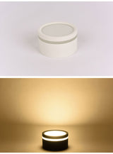 Led Surface Mounted Downlight 5W 7W Center and Edge Glow Ceiling Spotlight for Living Room Bedroom Ac220V Indoor Lighting