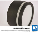 Led Surface Mounted Downlight 5W 7W Center and Edge Glow Ceiling Spotlight for Living Room Bedroom Ac220V Indoor Lighting