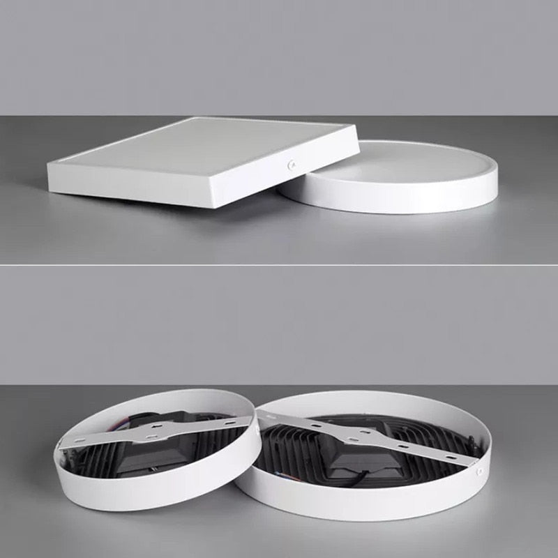 Dimmable Downlight Led Panel Light, Ceiling Spot Lamp, Replaceable Bulbs, 5w, 8w, 16W, 24W, 30w