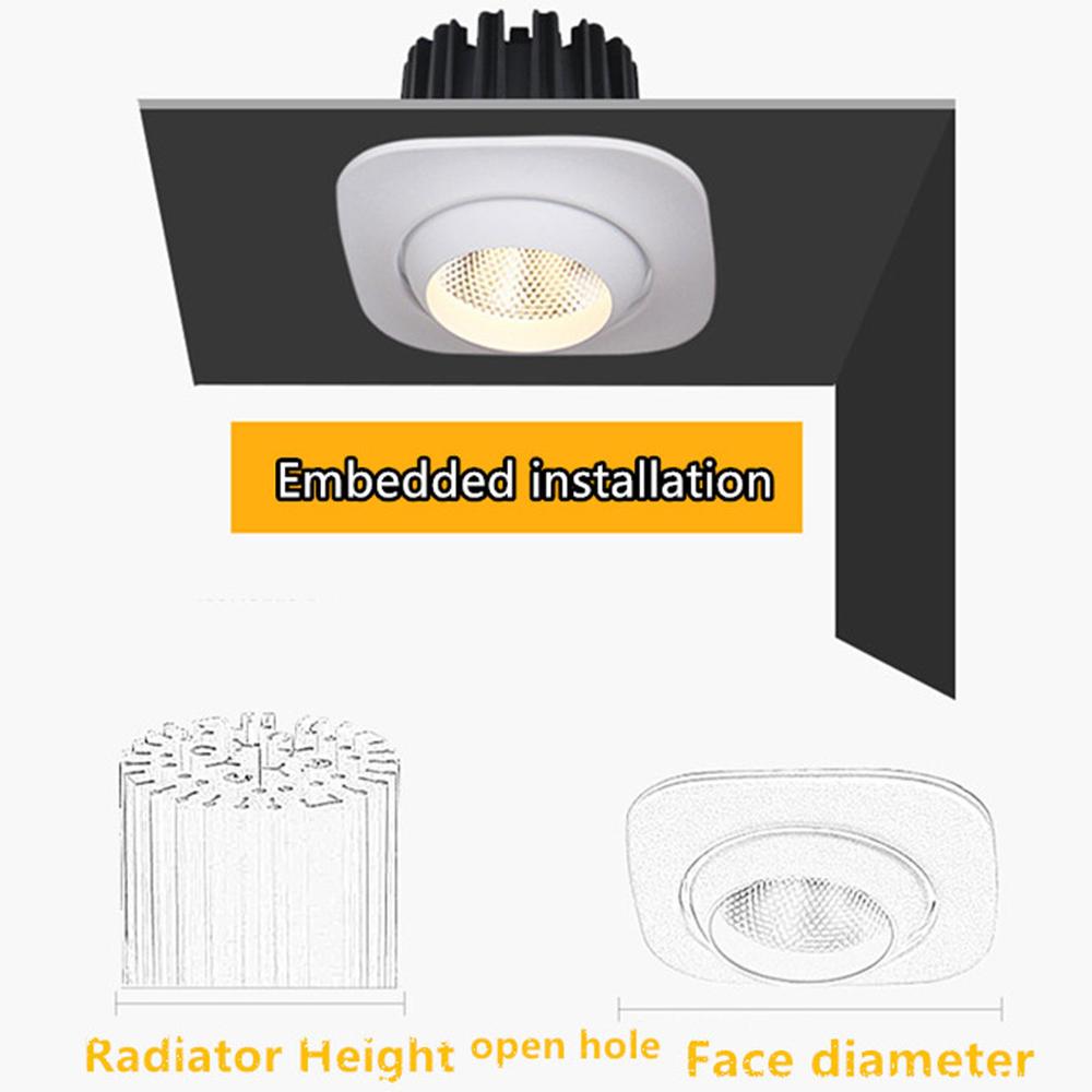 Dimmable Bull Eye Led downlight light LED COB Ceiling Spot Light 10w 15w AC85-265V LED ceiling recessed Lights Indoor Lighting