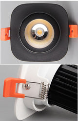 Dimmable Bull Eye Led downlight light LED COB Ceiling Spot Light 10w 15w AC85-265V LED ceiling recessed Lights Indoor Lighting