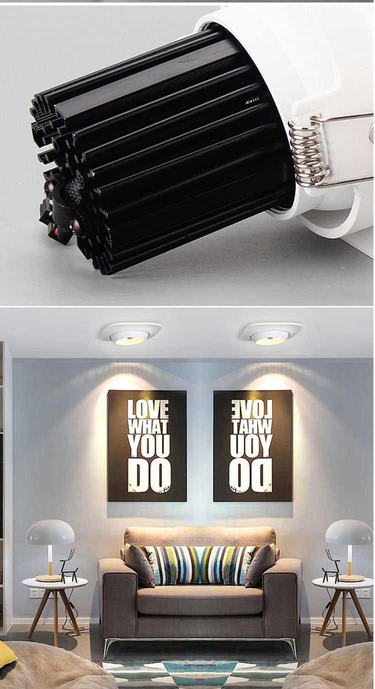 Dimmable Bull Eye Led downlight light LED COB Ceiling Spot Light 10w 15w AC85-265V LED ceiling recessed Lights Indoor Lighting