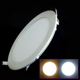 Dimmable LED Ceiling Downlight Light 6W 9w 12W 15W 25W LED Panel down light AC85-265V Warm/Cold White Brightness Adjustable