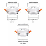 Dimmable Slim Ceiling Light, Dimmable LED Downlight, 5W, 7W, 10W, 12W, Round, Foldable, 360 Degree Rotatable, LED Spotlight