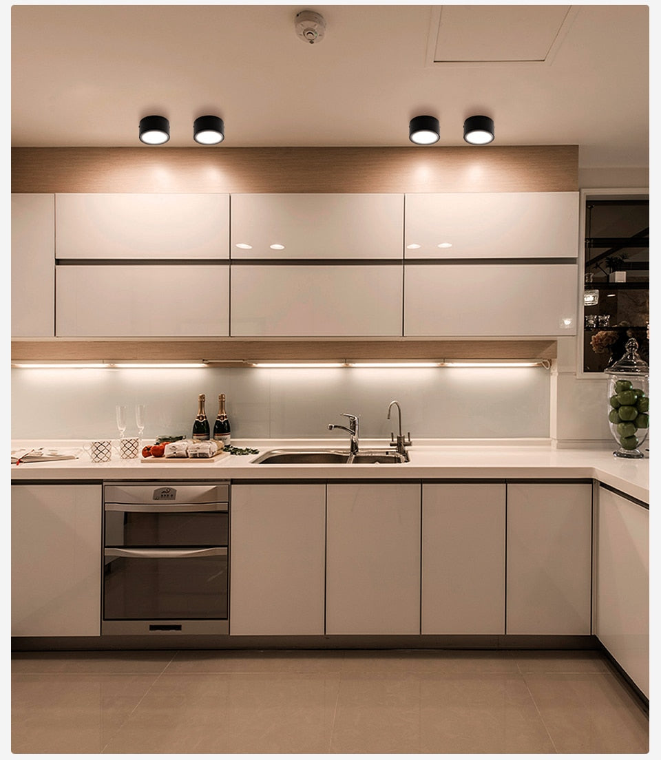 Surface Mounted LED Downlight 10W 15W LED Ceiling Lamps COB Spot Light AC85-265V Needs Driver Indoor Home Decoration Lighting