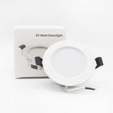 Bluetooth LED Downlight Recessed 5W RGBCCT LED Magic Mesh Downlight Dimmable AC 110V 220V Spot Light Smart Home Bluetooth Lamps