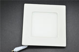 Ultra thin Square Panel AC110V 220V 4W 6W 9W 12W 15W 18W SMD2835 recessed ceiling led panel light downlight White / Warm white