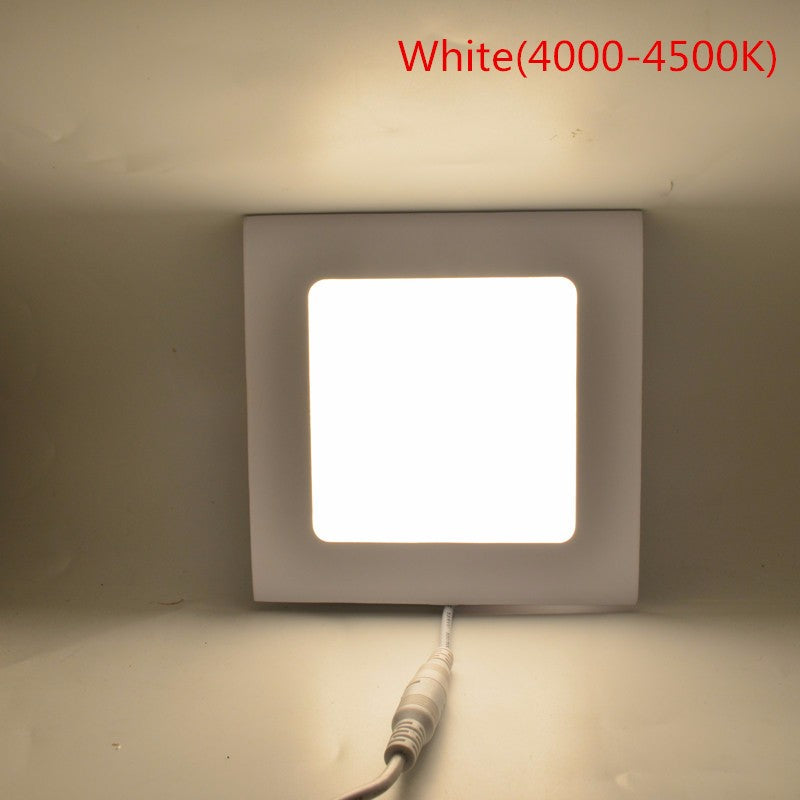Ultra thin Square Panel AC110V 220V 4W 6W 9W 12W 15W 18W SMD2835 recessed ceiling led panel light downlight White / Warm white