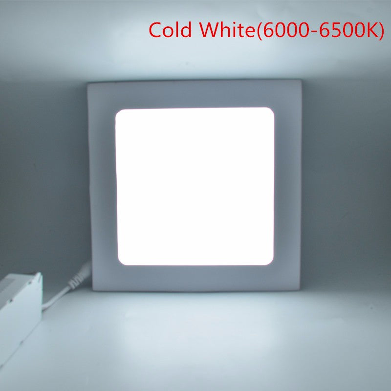 Ultra thin Square Panel AC110V 220V 4W 6W 9W 12W 15W 18W SMD2835 recessed ceiling led panel light downlight White / Warm white