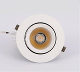 High Power Dimmable LED Downlight 10W 15W 20W 30W Adjustable 360 COB Ceiling Elephant Trunk Downlight AC85-265v Home Lighting