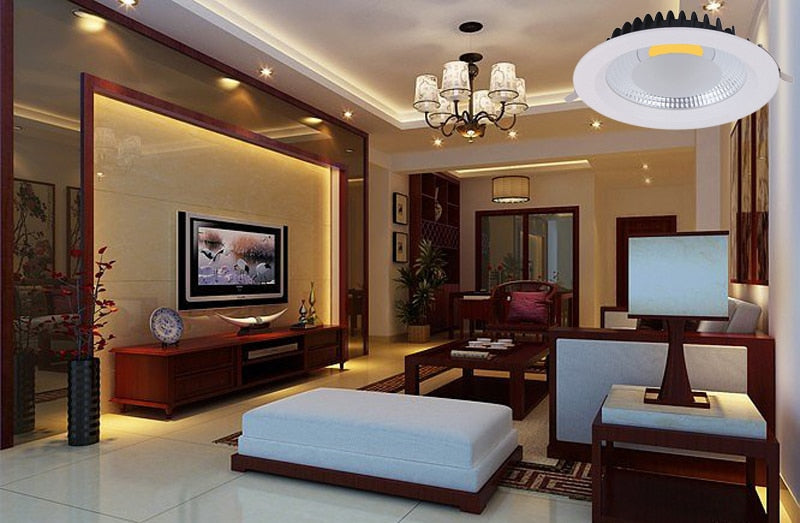 New Led Spotlight Downlights Led Downlight 7w 10w 12w 15w 20w 30w Downlight Led Downlights Ceiling Lamp Recessed Down Light