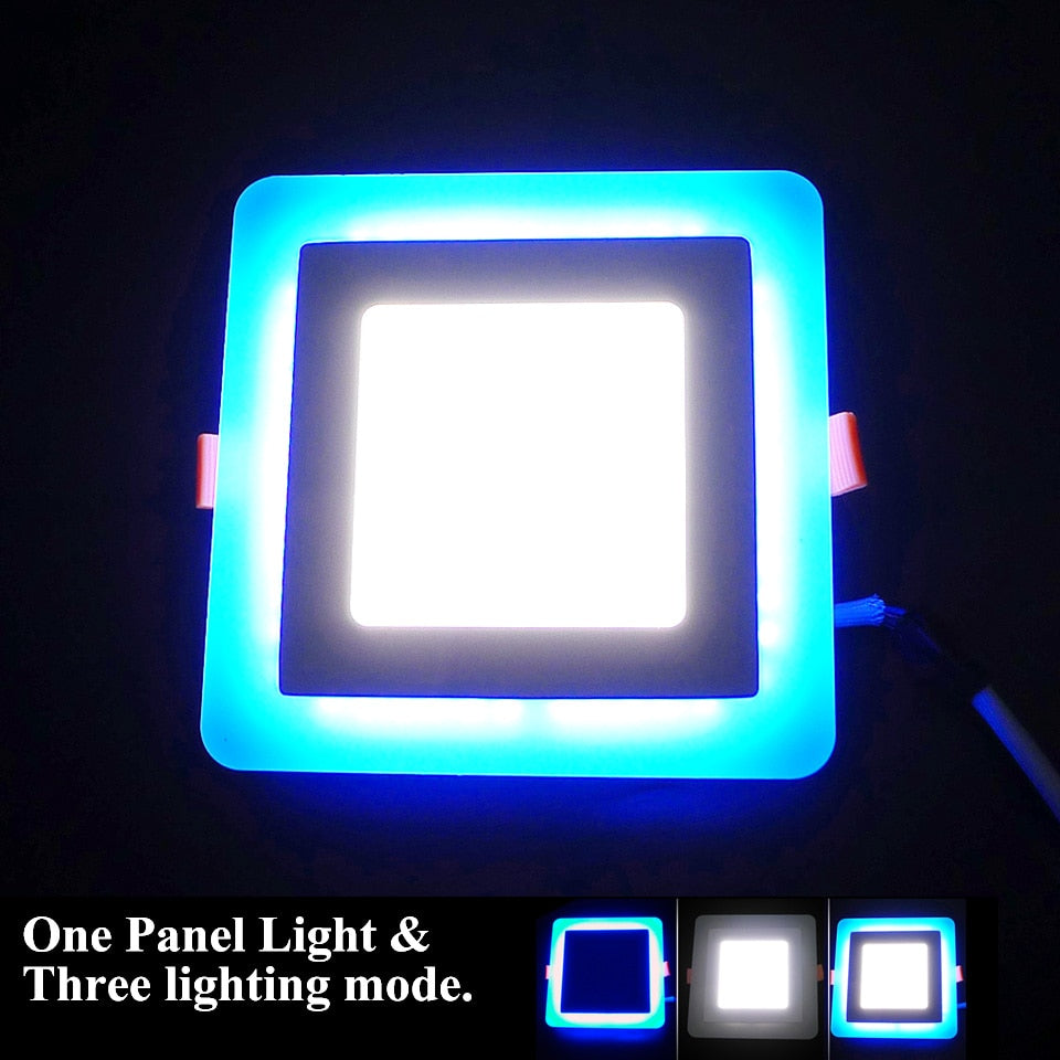 New Design Square LED Panel Downlight 6W 9W 16W 24W 3 Model LED Panel Lights AC85-265V Recessed Ceiling Painel Lights