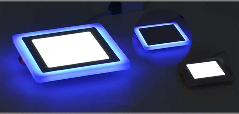New Design Square LED Panel Downlight 6W 9W 16W 24W 3 Model LED Panel Lights AC85-265V Recessed Ceiling Painel Lights