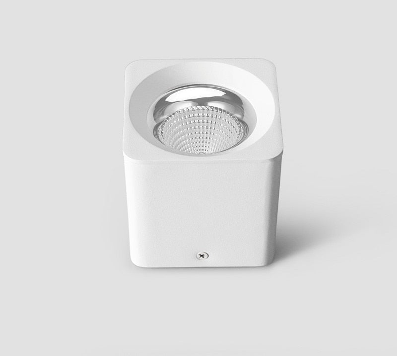 Square Dimmable COB LED Downlights 9W 15W 20W LED Ceiling Spot Lights 110-240V LED Ceiling Lamps Warm/Cold White Indoor Lighting