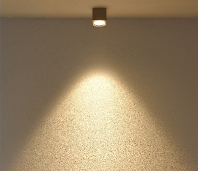 Square Dimmable COB LED Downlights 9W 15W 20W LED Ceiling Spot Lights 110-240V LED Ceiling Lamps Warm/Cold White Indoor Lighting