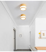 Surface Mounted Downlight Led 7W 12W Nordic Round Living Room Aisle Ceiling Light Macaron Free Hole Three-color Small Spotlight