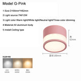 Surface Mounted Downlight Led 7W 12W Nordic Round Living Room Aisle Ceiling Light Macaron Free Hole Three-color Small Spotlight