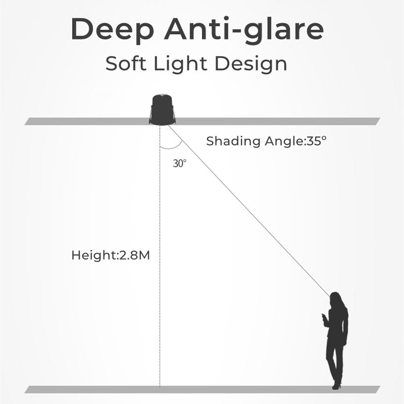Frameless Recessed LED Ceiling Downlight Adjustable Mount Frame Socket GU10/MR16/MR11 Bulb Holder Spot Lighting Fitting Fixture