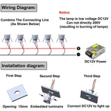 Mini 1W Downlight DC12V IP65 Embedded Interior Decoration Lamp Cabinet Bar Lighting Modern Minimalist Light Luxury LED Spotlight
