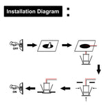 Mini 1W Downlight DC12V IP65 Embedded Interior Decoration Lamp Cabinet Bar Lighting Modern Minimalist Light Luxury LED Spotlight