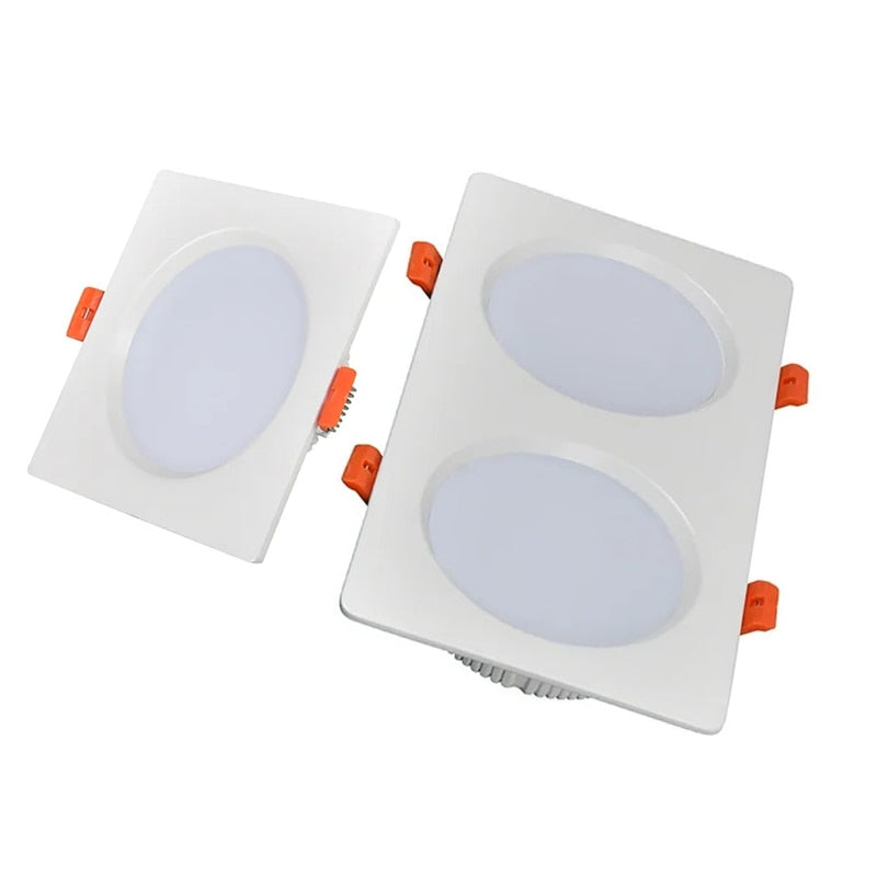 Square Ultra-thin Recessed LED Downlights 7w 12w 14W 15w 18W 30W 36w SMD LED Ceiling Lamp Spot Lights Dimmable AC110-220V Bulb