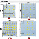 LED PCB 6W 12W 18W LED Downlight Aluminum Plate 5/10Pcs Lighting Heatsink SMD5730 110lm/w Square Light Source For Panel lamps