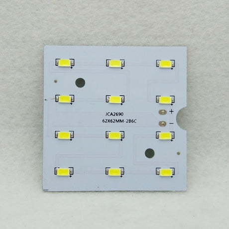 LED PCB 6W 12W 18W LED Downlight Aluminum Plate 5/10Pcs Lighting Heatsink SMD5730 110lm/w Square Light Source For Panel lamps
