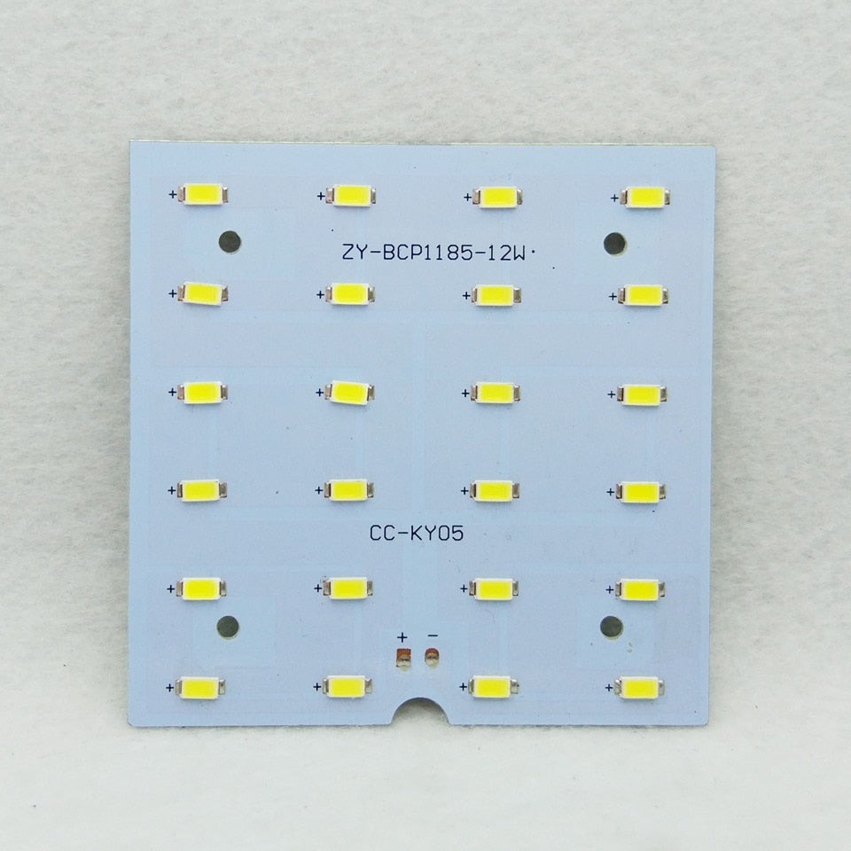 LED PCB 6W 12W 18W LED Downlight Aluminum Plate 5/10Pcs Lighting Heatsink SMD5730 110lm/w Square Light Source For Panel lamps