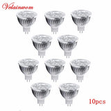 LED Bulb MR16 Spotlight 12V 3W 4W 5W High Power LED Downlight Light Warm/Cool White LED Lamp 10pcs/Lot
