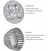 LED Bulb MR16 Spotlight 12V 3W 4W 5W High Power LED Downlight Light Warm/Cool White LED Lamp 10pcs/Lot