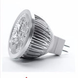 LED Bulb MR16 Spotlight 12V 3W 4W 5W High Power LED Downlight Light Warm/Cool White LED Lamp 10pcs/Lot