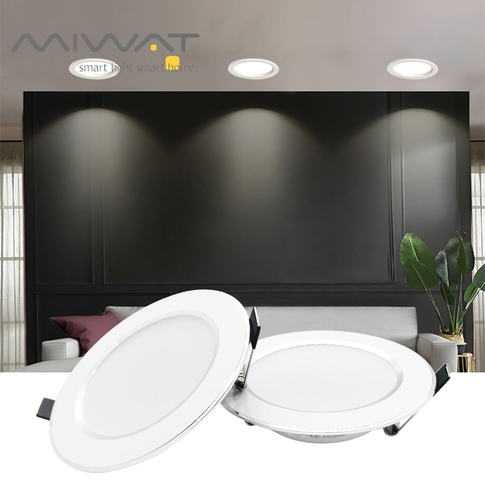 LED Downlight 3W 5W 7W 9W 12W 15W Recessed Round LED Ceiling Lamp AC 220V 230V 240V Indoor Lighting Warm White Cold White