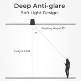 Recessed GU10/MR16 LED Downlight Mounted Frame Round Anti-Glare Lamp Holder Cut Hole 55/75mm Ceiling Spot Lights Fitting Fixture